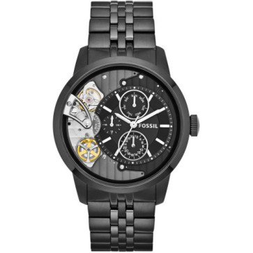 Cinturino per orologio Fossil ME1136 Acciaio inossidabile Nero 22mm